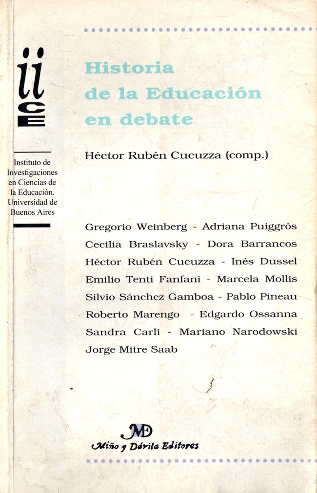 Historia de la educacion en debate