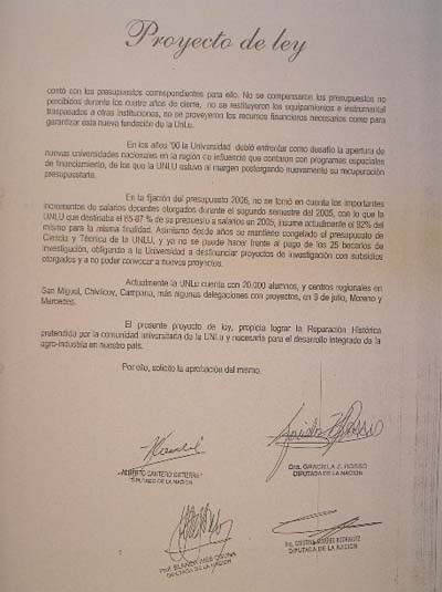 Proyecto de Ley