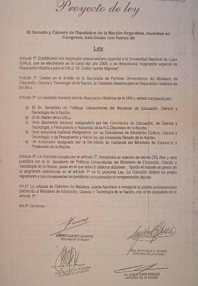 Proyecto de Ley
