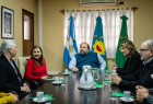 Reunión con la ministra provincial Estela Díaz